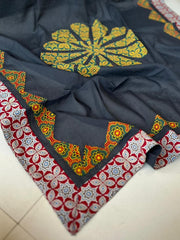 Ajrakh Patch Work Dupatta