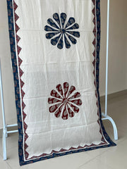 Ajrakh Patch Work Dupatta