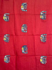 Ajrakh Patch Work Dupatta