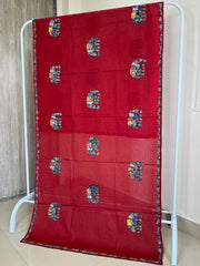 Ajrakh Patch Work Dupatta