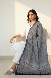 Rajasthani Ajrakh Mul Cotton Dupatta