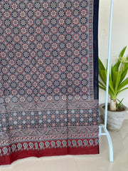Rajasthani Ajrakh Mul Cotton Dupatta