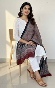 Rajasthani Ajrakh Mul Cotton Dupatta