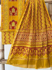Ajrakh Salwar Suit