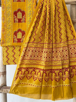 Ajrakh Salwar Suit