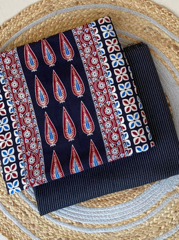 Ajrakh Unstitched Co-ord Set