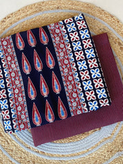 Ajrakh Unstitched Co-ord Set