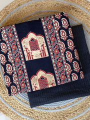 Ajrakh Unstitched Co-ord Set
