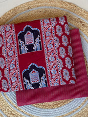 Ajrakh Unstitched Co-ord Set
