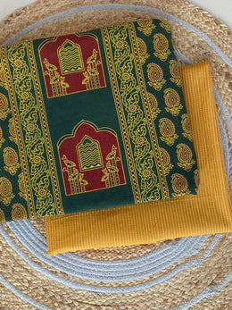 Ajrakh Unstitched Co-ord Set
