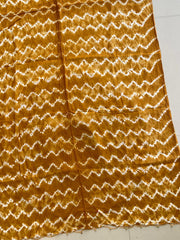 Bandhani & Lahariya Mirror Work Suit with Dupatta