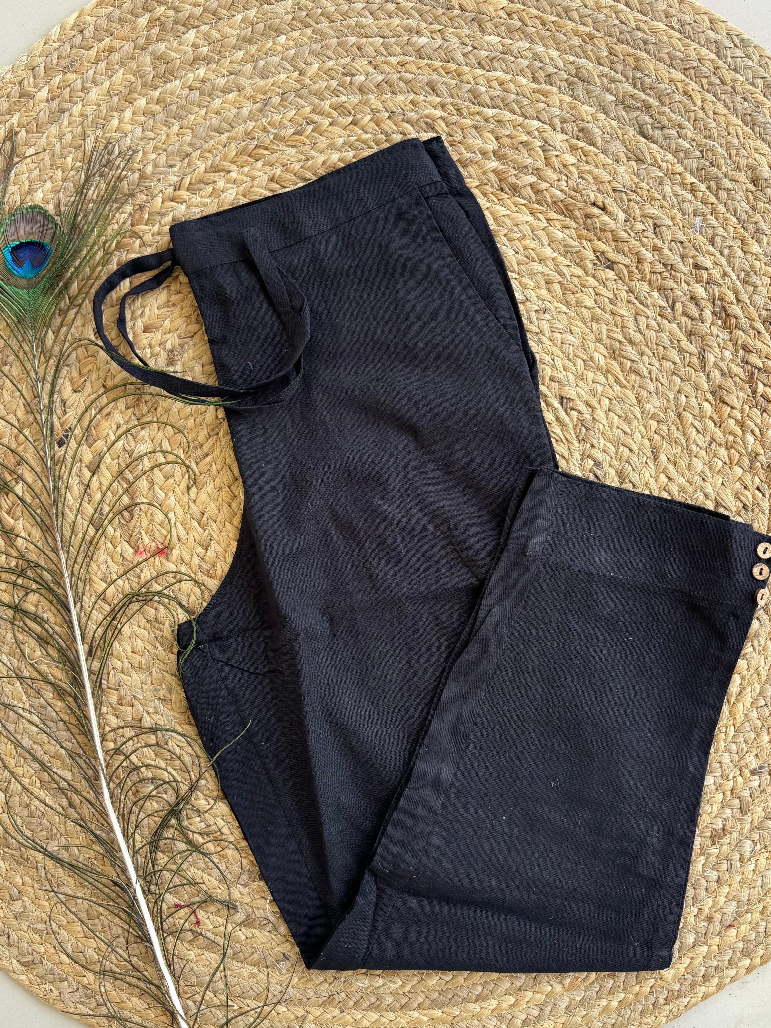 Cotton Pant in black