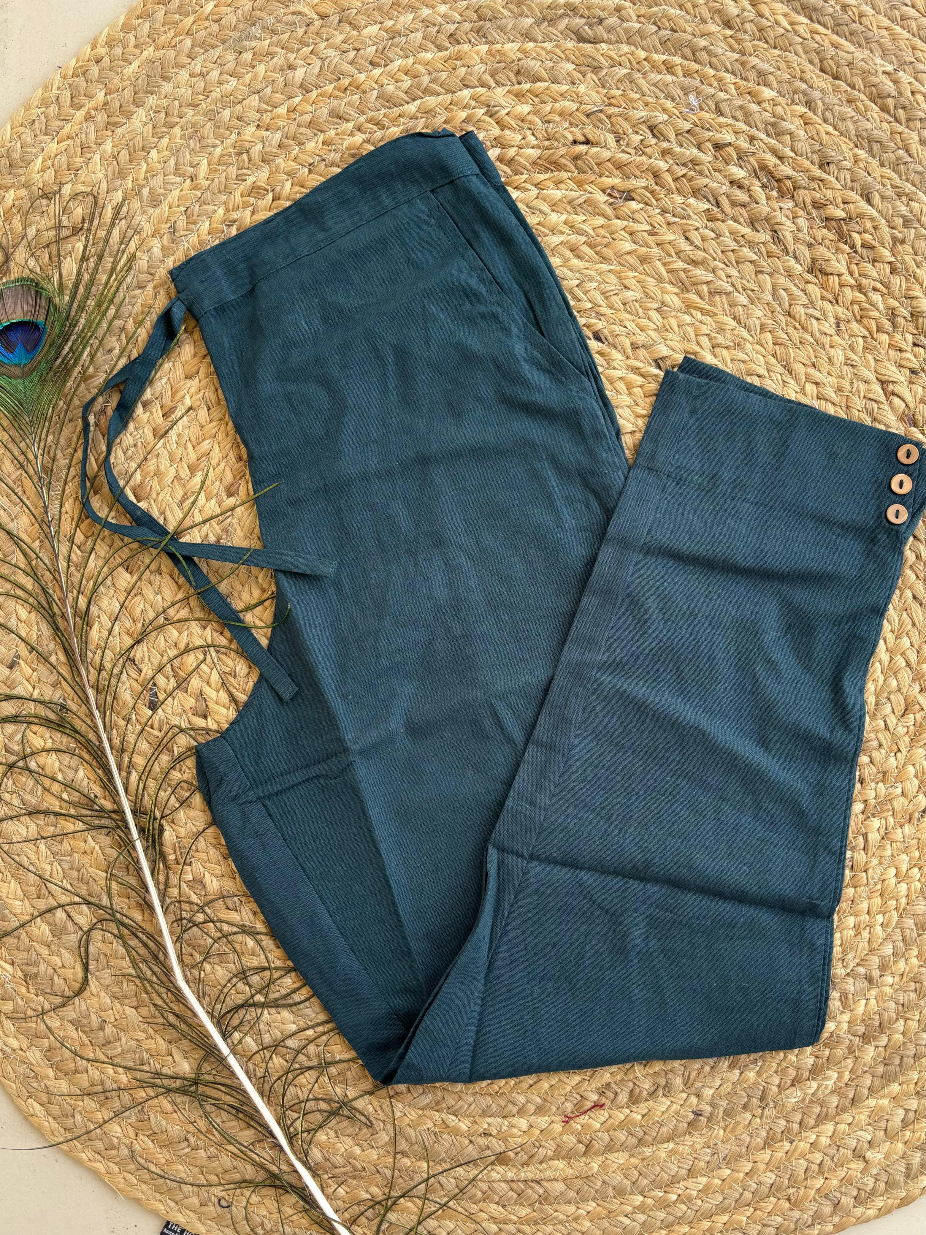 Cotton Pant in green